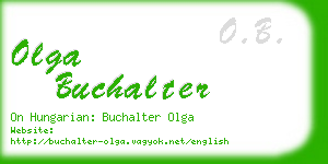 olga buchalter business card